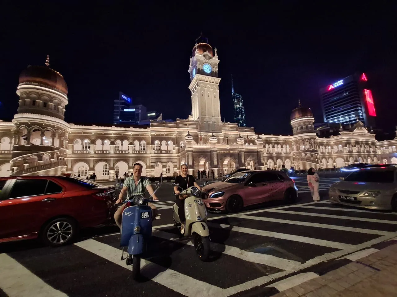Vespa Cooler Lumpur By Night Tour