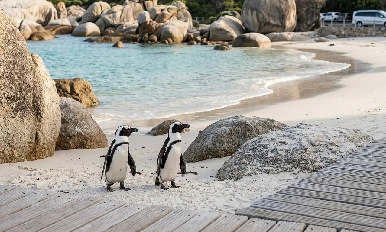 BOULDERS BEACH, TABLE MOUNTAIN, BO-KAAP , CHAPMAN’S PEAK DRIVE DAY TOUR