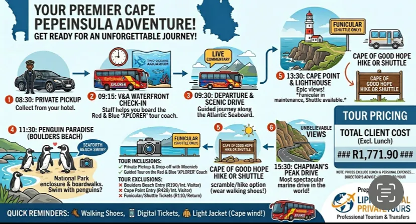 Step by step : Expertly Curated Cape Travel itinerary Blueprints